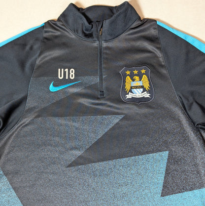 Manchester City Player Issue Nike Football Sweatshirt 2015 U18 (M) [Very Good]