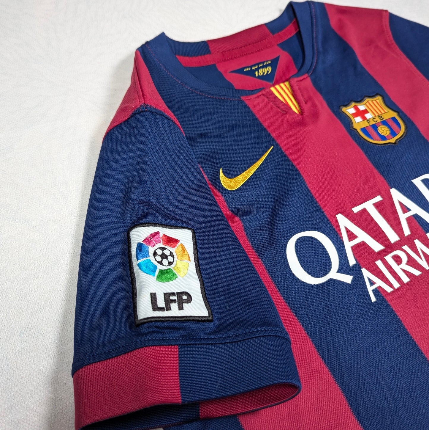 Barcelona NIke Football Jersey 2014 Neymar JR #11 (12-13 Years) [Very Good]
