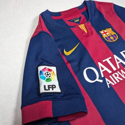 Barcelona NIke Football Jersey 2014 Neymar JR #11 (12-13 Years) [Very Good]
