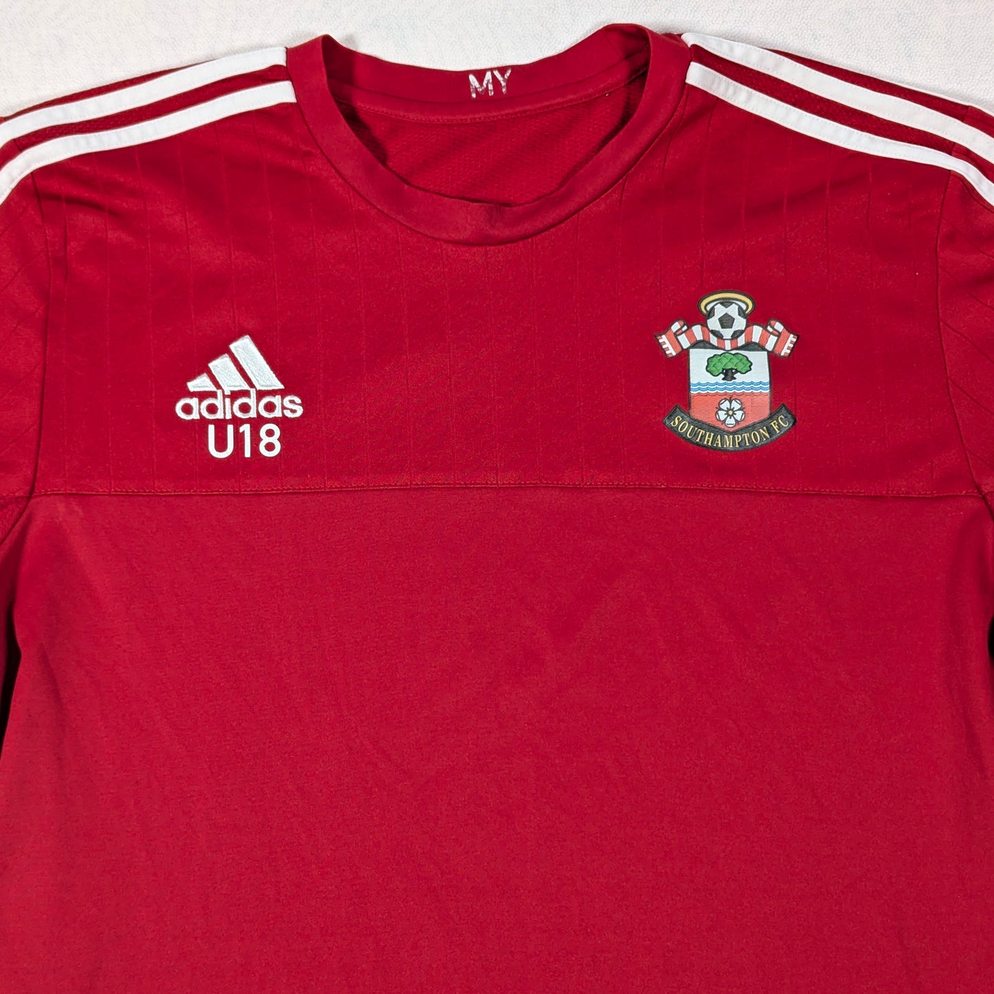 Southampton Team Issue adidas Football Jersey 2015 U18 (L) [Fair]
