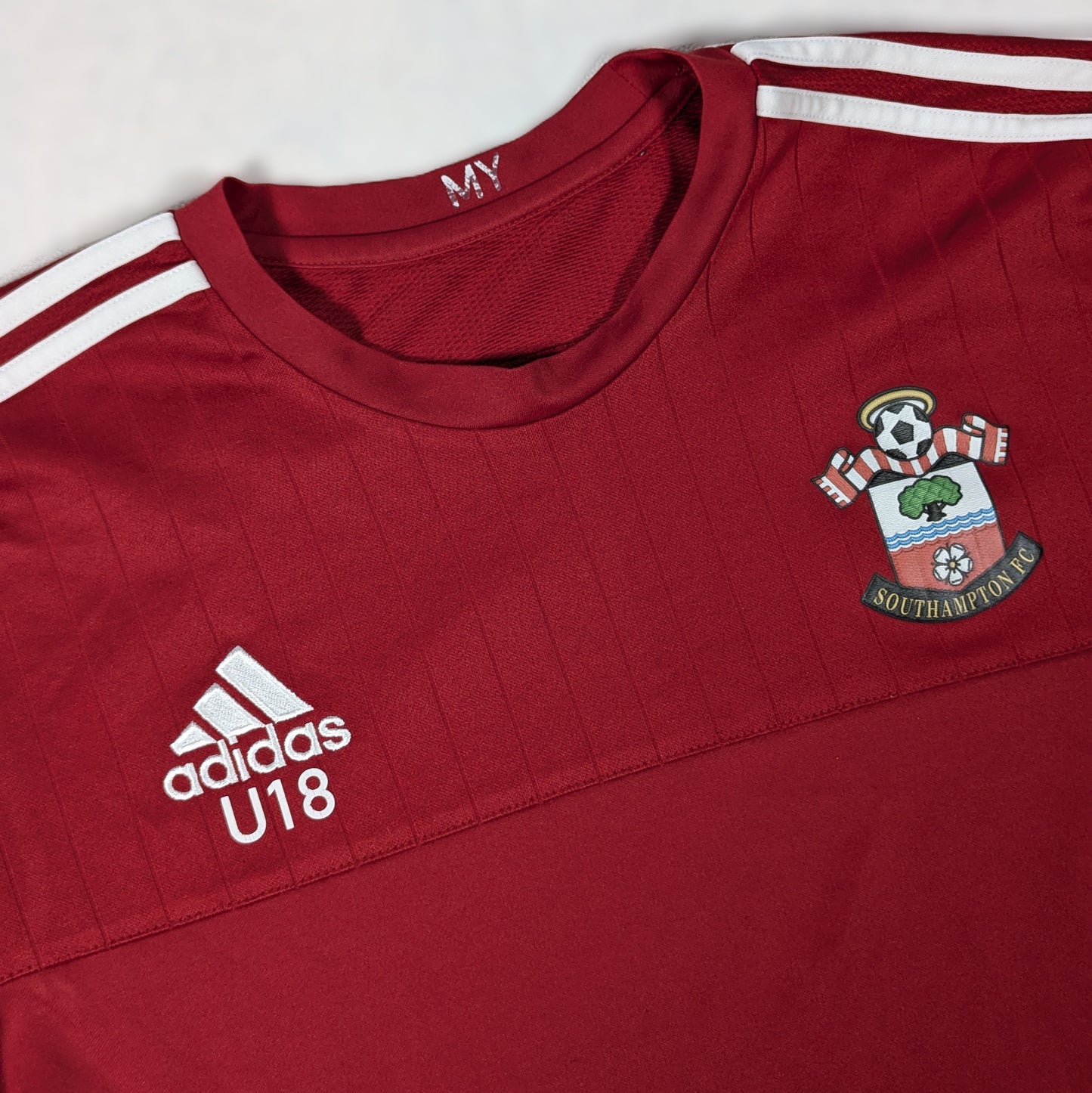 Southampton Team Issue adidas Football Jersey 2015 U18 (L) [Fair]