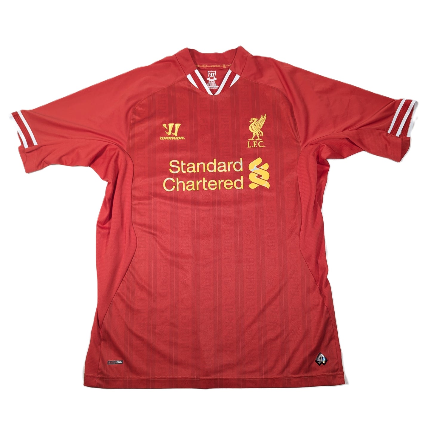 Liverpool Warrior Football Jersey 2013 Steven Gerrard #8 (XL) [Fair]
