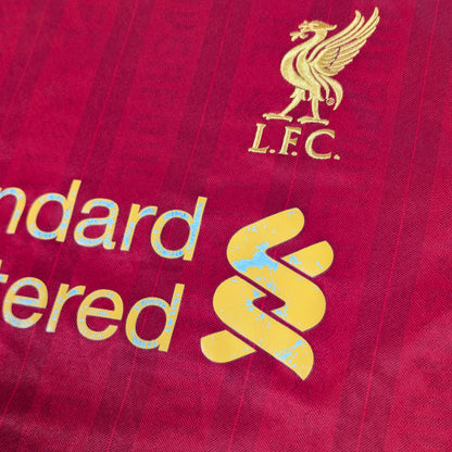 Liverpool Warrior Football Jersey 2013 Steven Gerrard #8 (XL) [Fair]