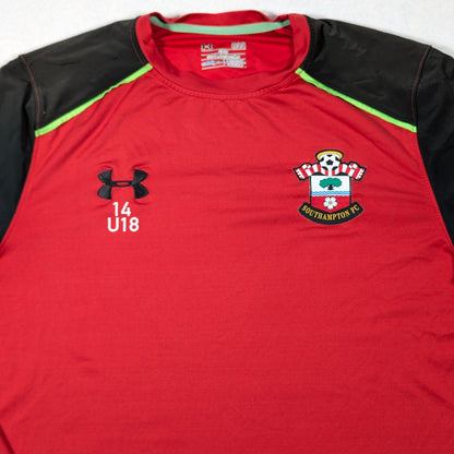 Southampton Player Issue Under Armour Football Sweatshirt 2016 U18 #14 (L) [Good]