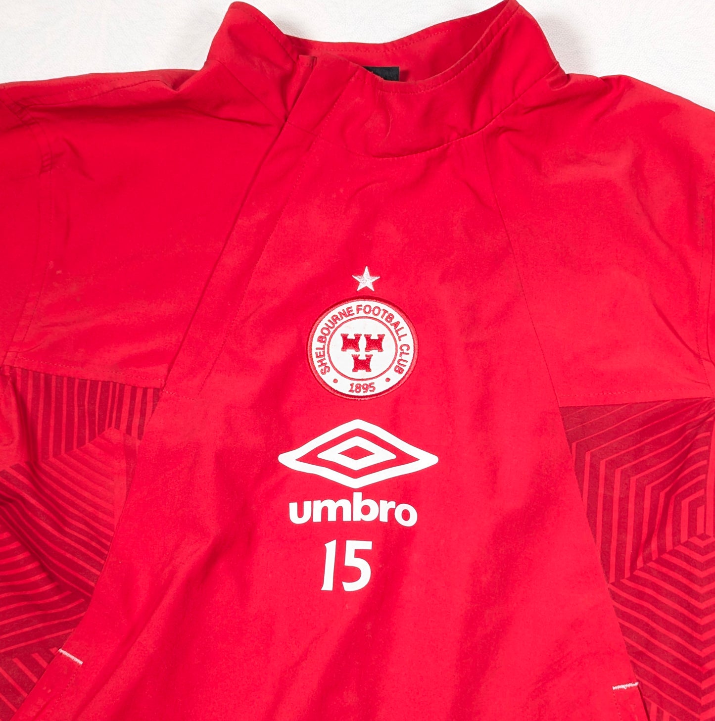 Shelbourne Player Issue Umbro Football Jacket 2020s #15 (S) [Very Good]