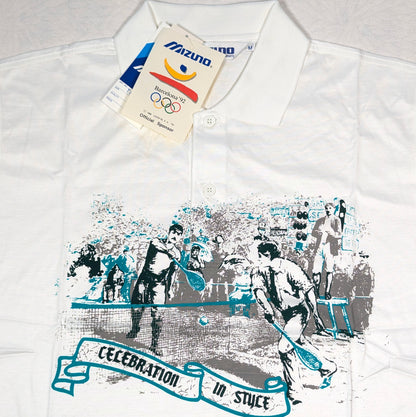 Mizuno Tennis Polo Shirt 1992 (M) [New]