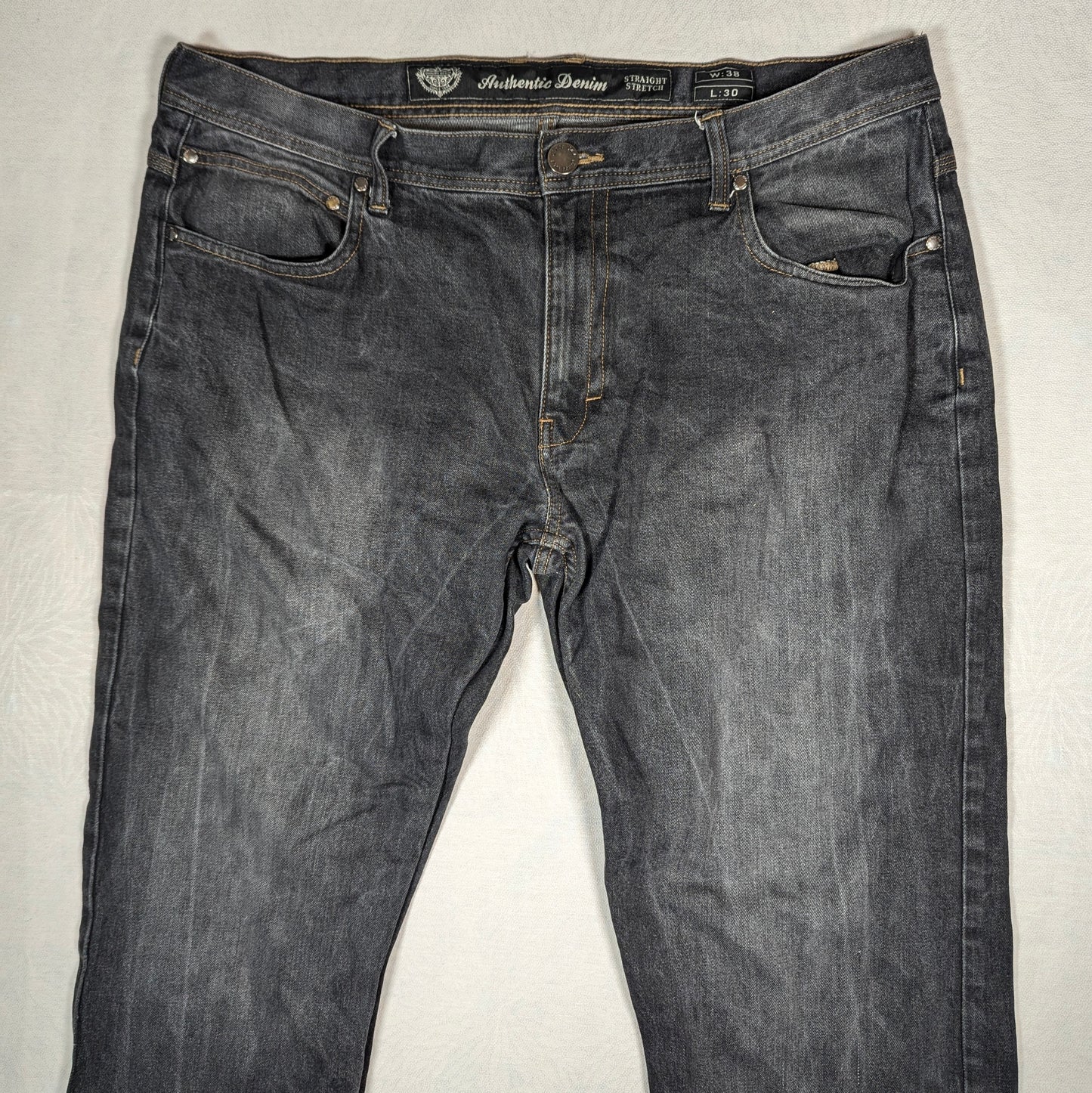 Authentic Denim Black Jeans (W38 L30) [Excellent]