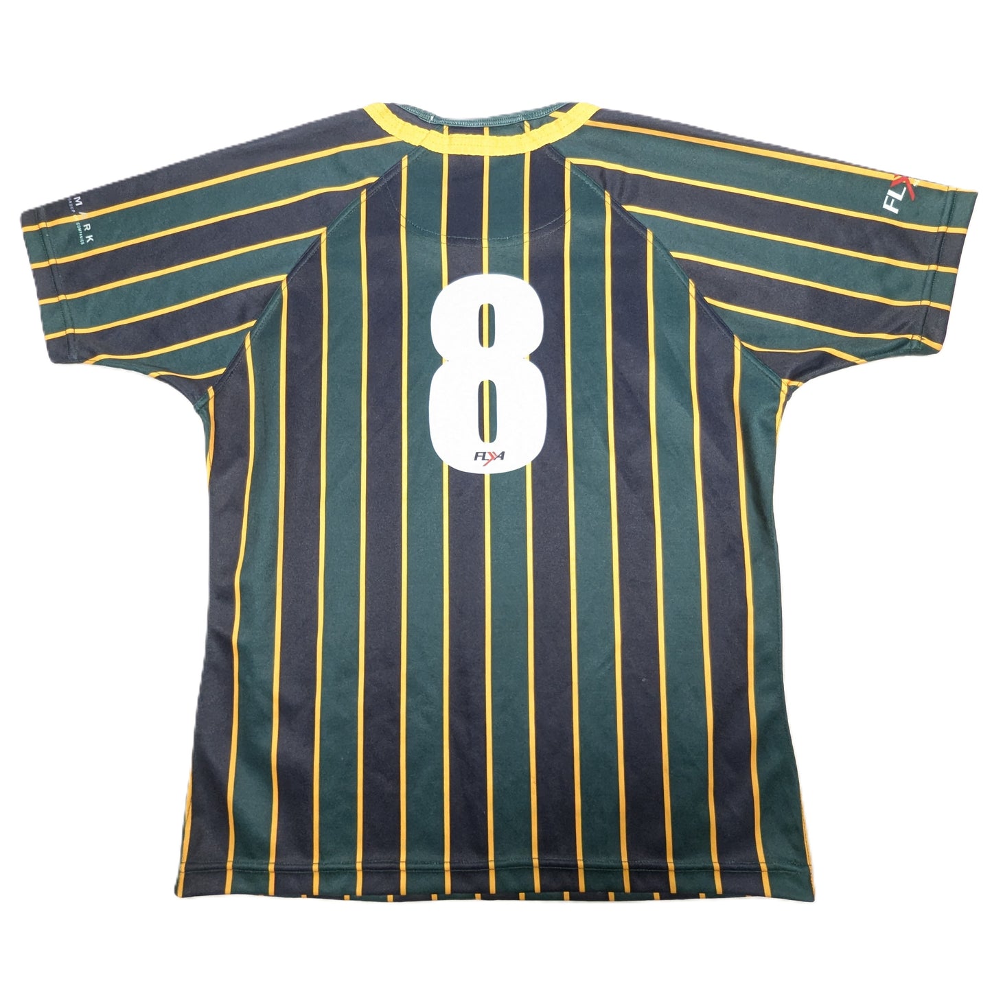 South Africa Player Issue FlyA Rugby Jersey 2020s #8 (L) [Good]