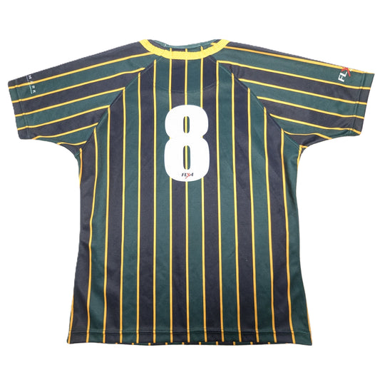 South Africa Player Issue FlyA Rugby Jersey 2020s #8 (L) [Good]