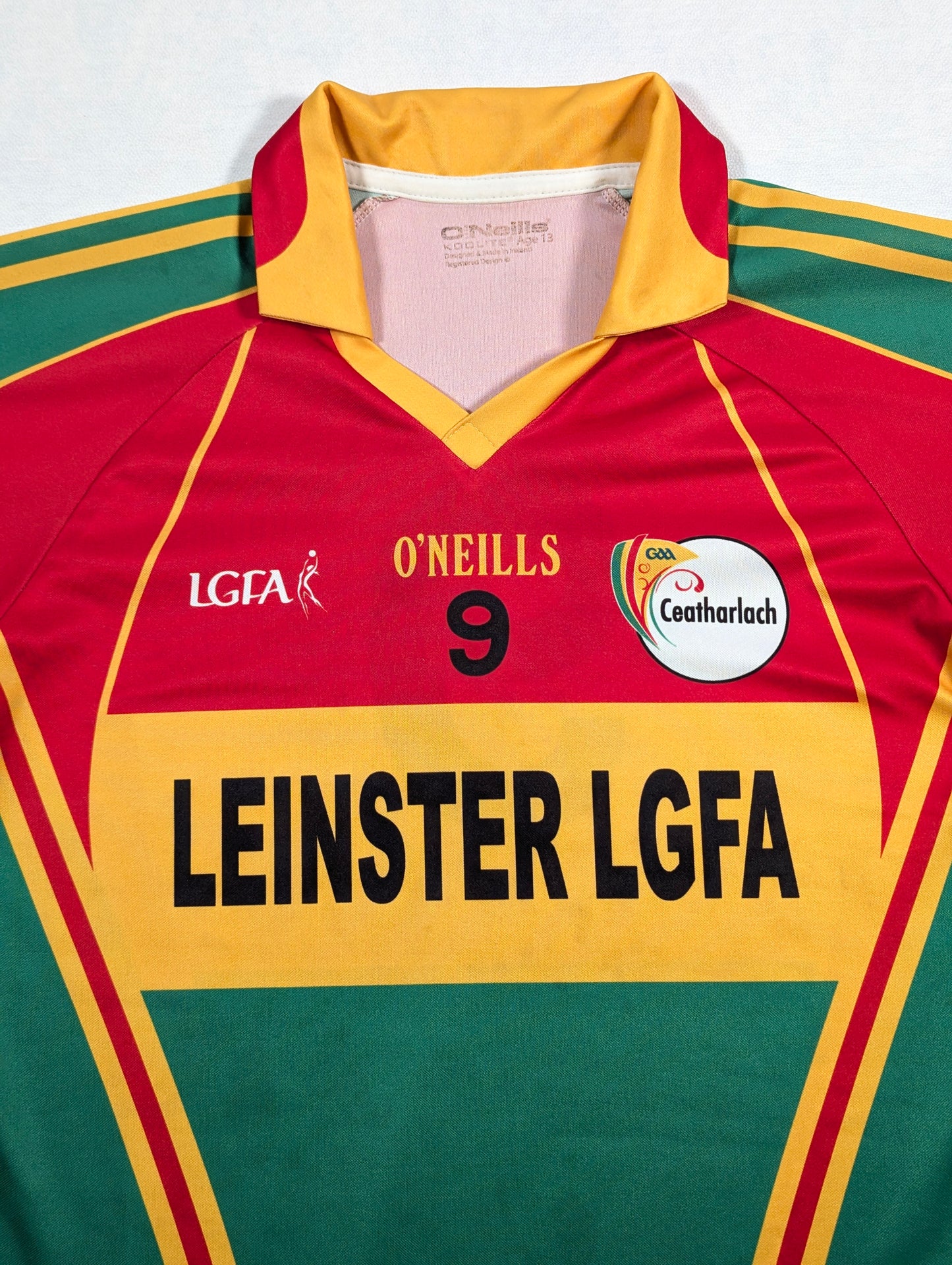 Carlow Player Issue O'Neills GAA Jersey 2008 #9 (13 Years) [Good]