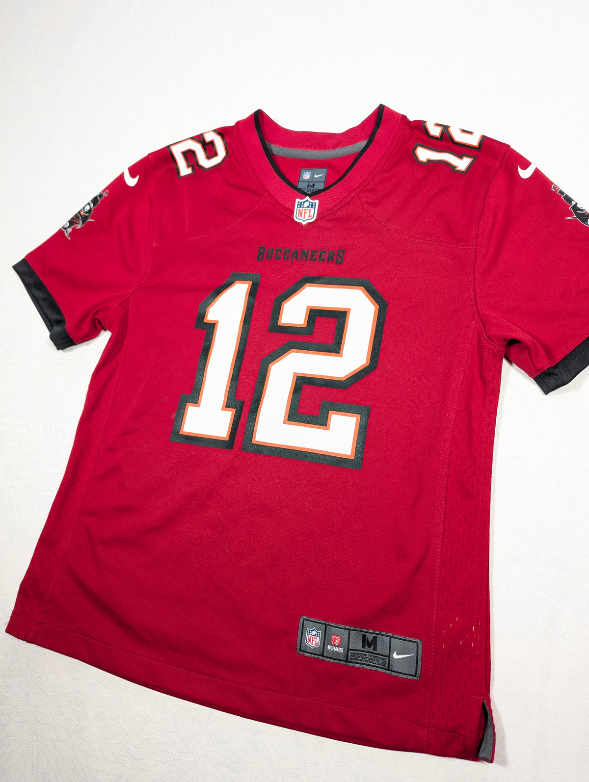 Tampa Bay Buccaneers Nike American Football Jersey 2022 Brady #12 (10-12 Years) [Very Good]