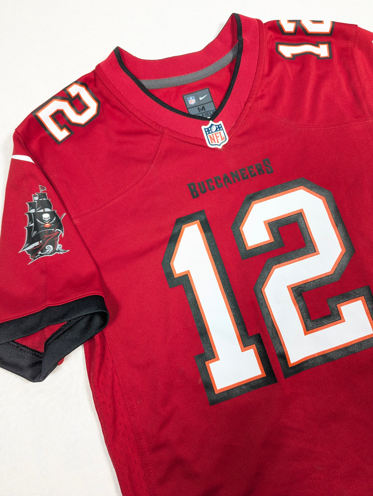 Tampa Bay Buccaneers Nike American Football Jersey 2022 Brady #12 (10-12 Years) [Very Good]