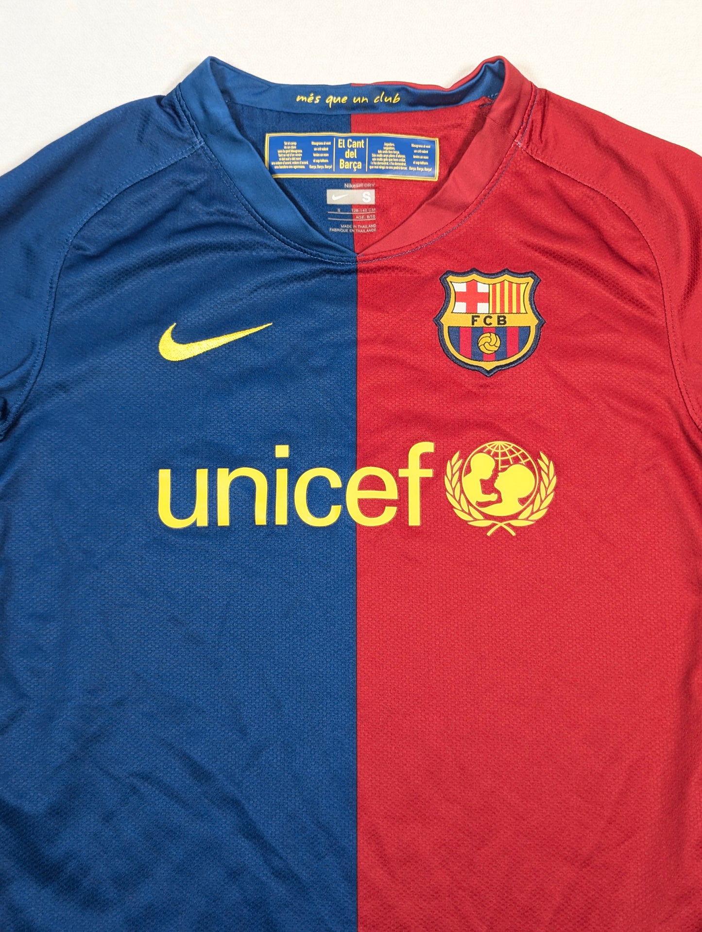 Barcelona Nike Football Jersey 2008 (8-10 Years) [Very Good]