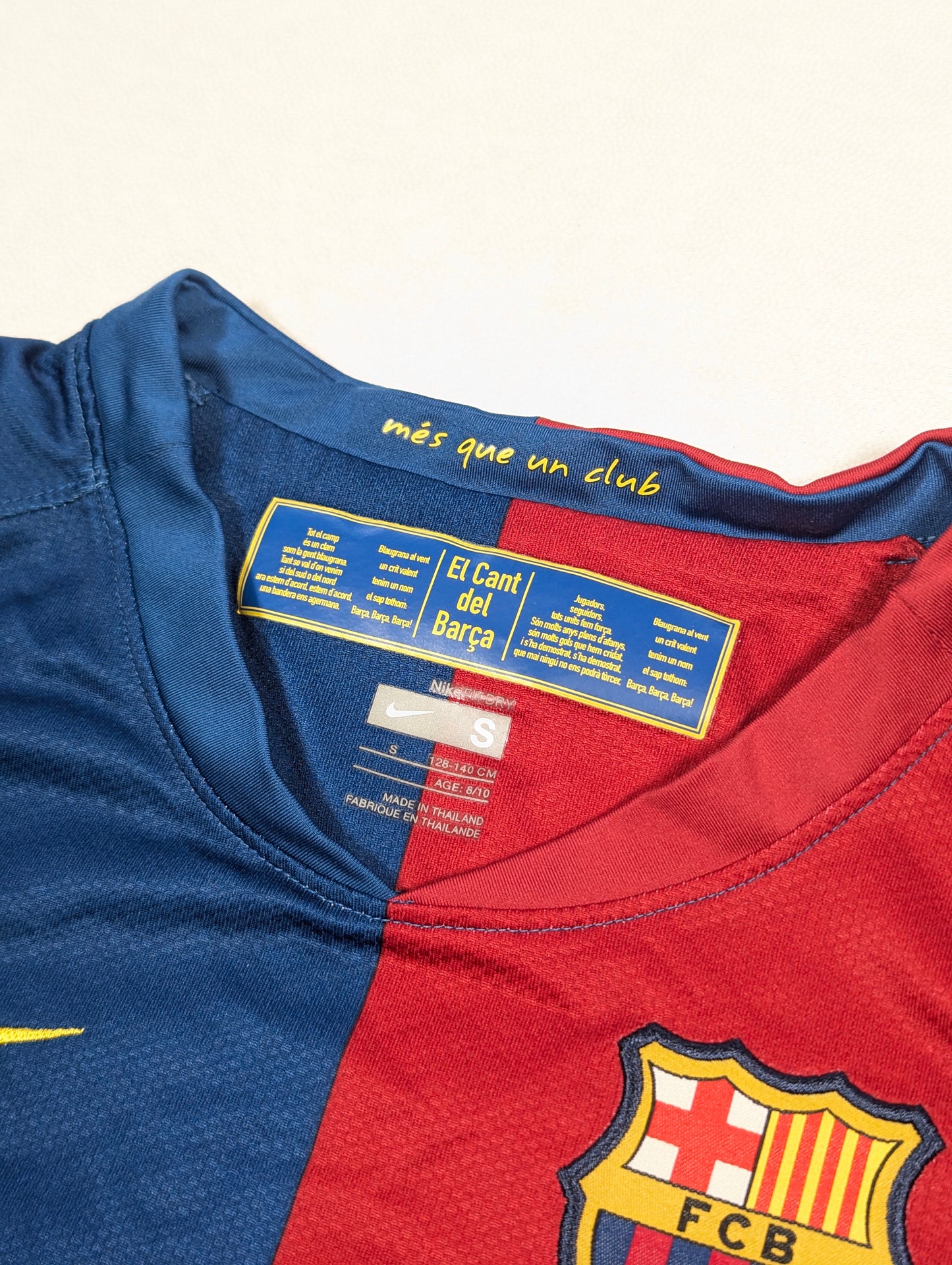 Barcelona Nike Football Jersey 2008 (8-10 Years) [Very Good]