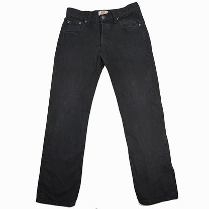 Black jeans on a white background