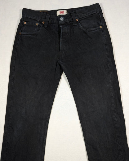 Levis Black 501 Jeans (W30 L30) [Very Good]