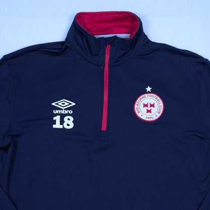Shelbourne Player Issue Umbro Football Sweatshirt 2022 #18 (M) [Very Good]