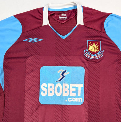 West Ham United Umbro Football Jersey 2008 (L) [Very Good]