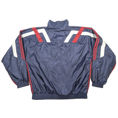 Navy adidas Streetwear Jacket 1990s (XL) [Very Good]