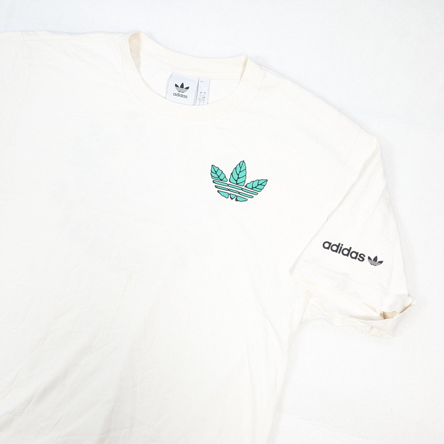 Adidas Originals Leaf Trefoil Streetwear T-Shirt (L) [Fair]