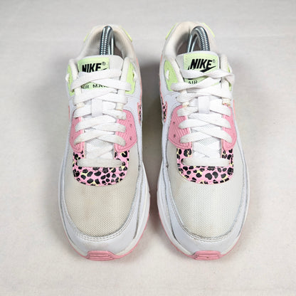 Nike Air Max 90 Pink Barely Volt Streetwear Runners (UK5.5) [Very Good]