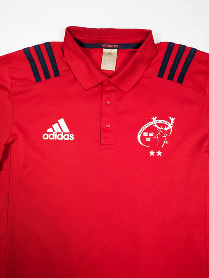 Munster adidas Rugby Polo Shirt 2018 (XL) [Good]