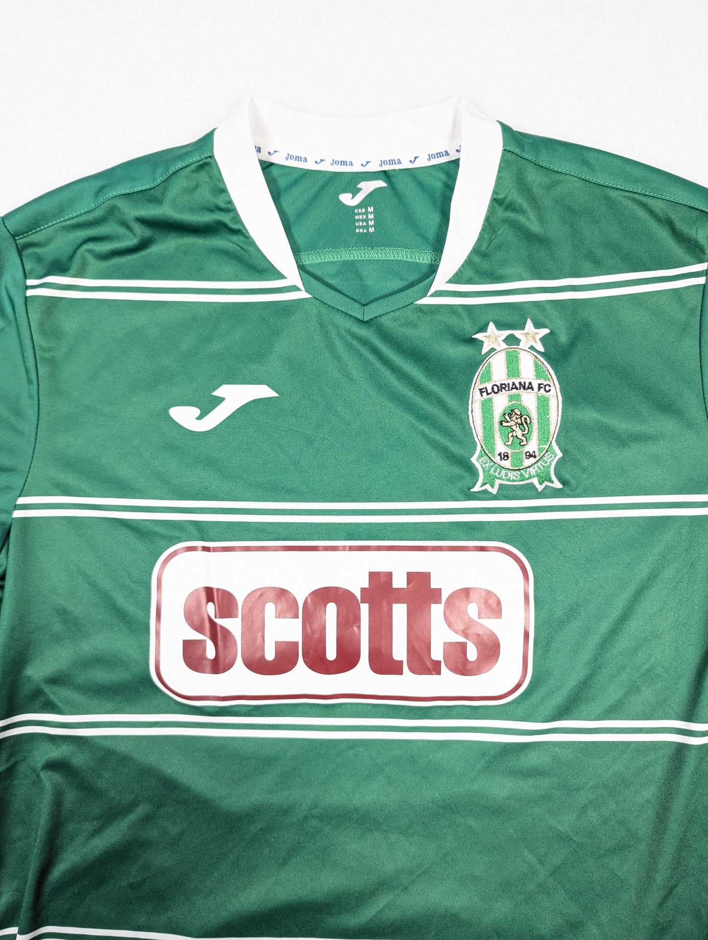 Floriana Joma Football Jersey 2015 #19 (M) [Very Good]