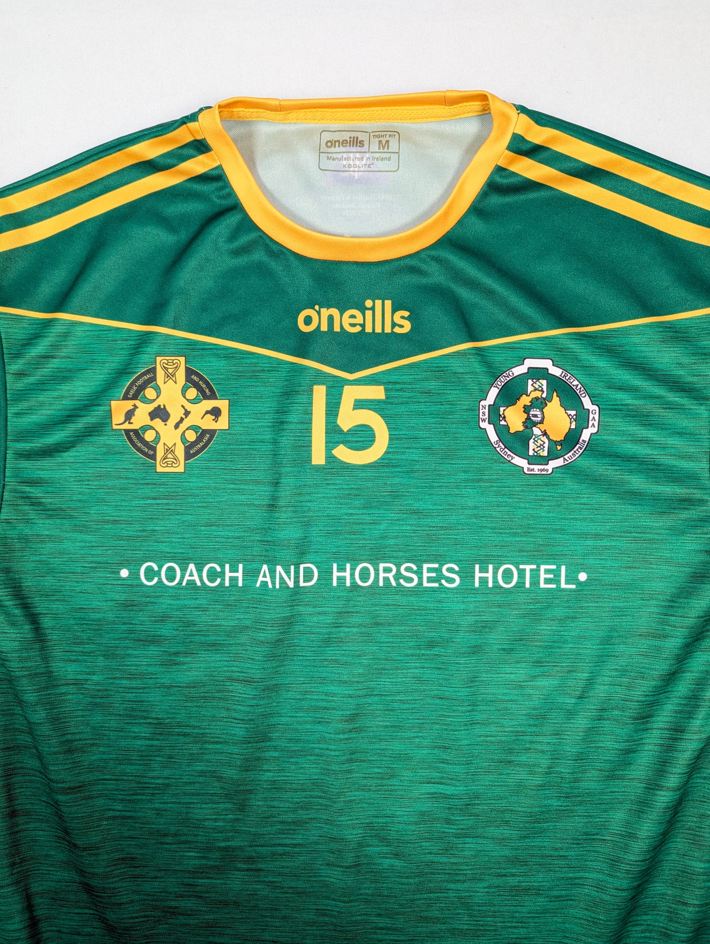 Young Ireland Sydney Player Issue O'Neills GAA Jersey 2020s #15 (M) [Very Good]