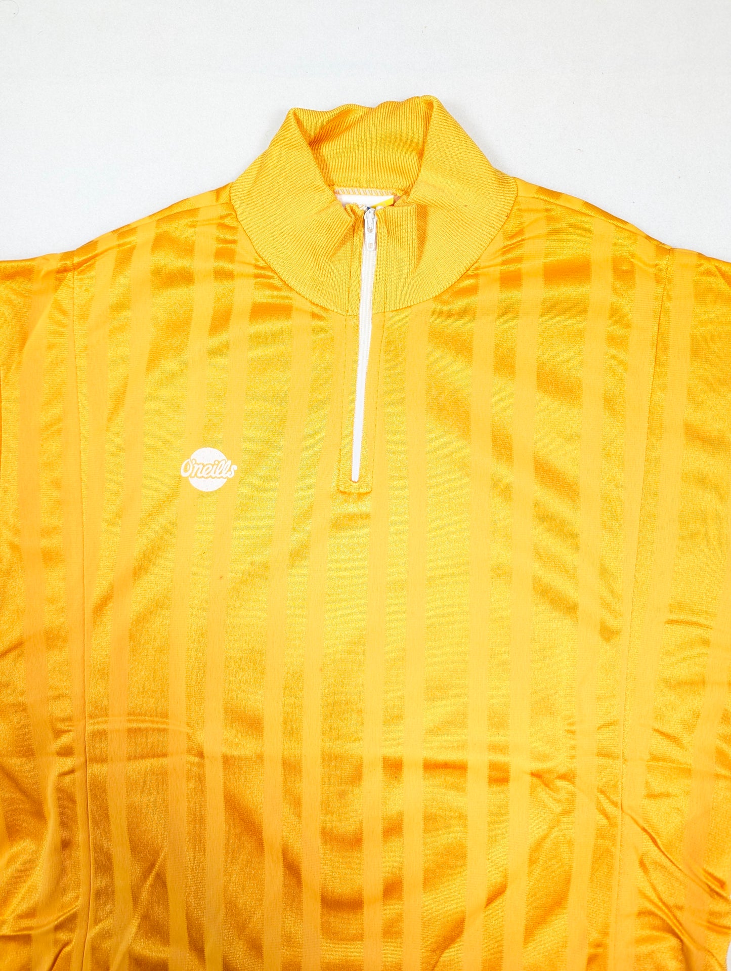 Yellow O'Neills Cycling Jersey 1980s (M) [Excellent]