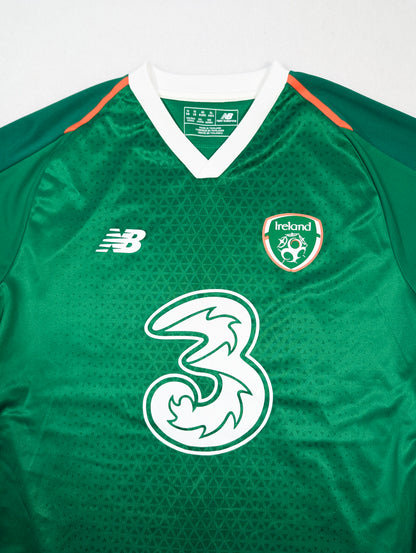 Republic of Ireland New Balance Football Jersey 2018 (Size 14) [Excellent]