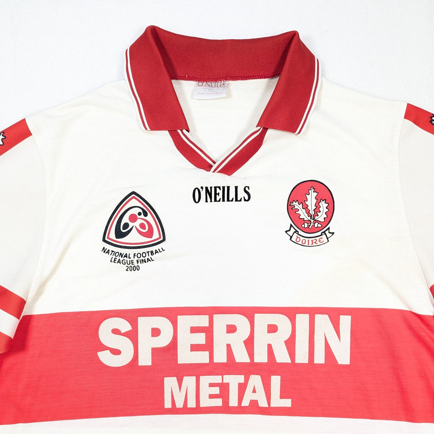 Derry Player Issue O'Neills GAA Jersey 2000 Enda Muldoon #14 (XL) [Very Good]