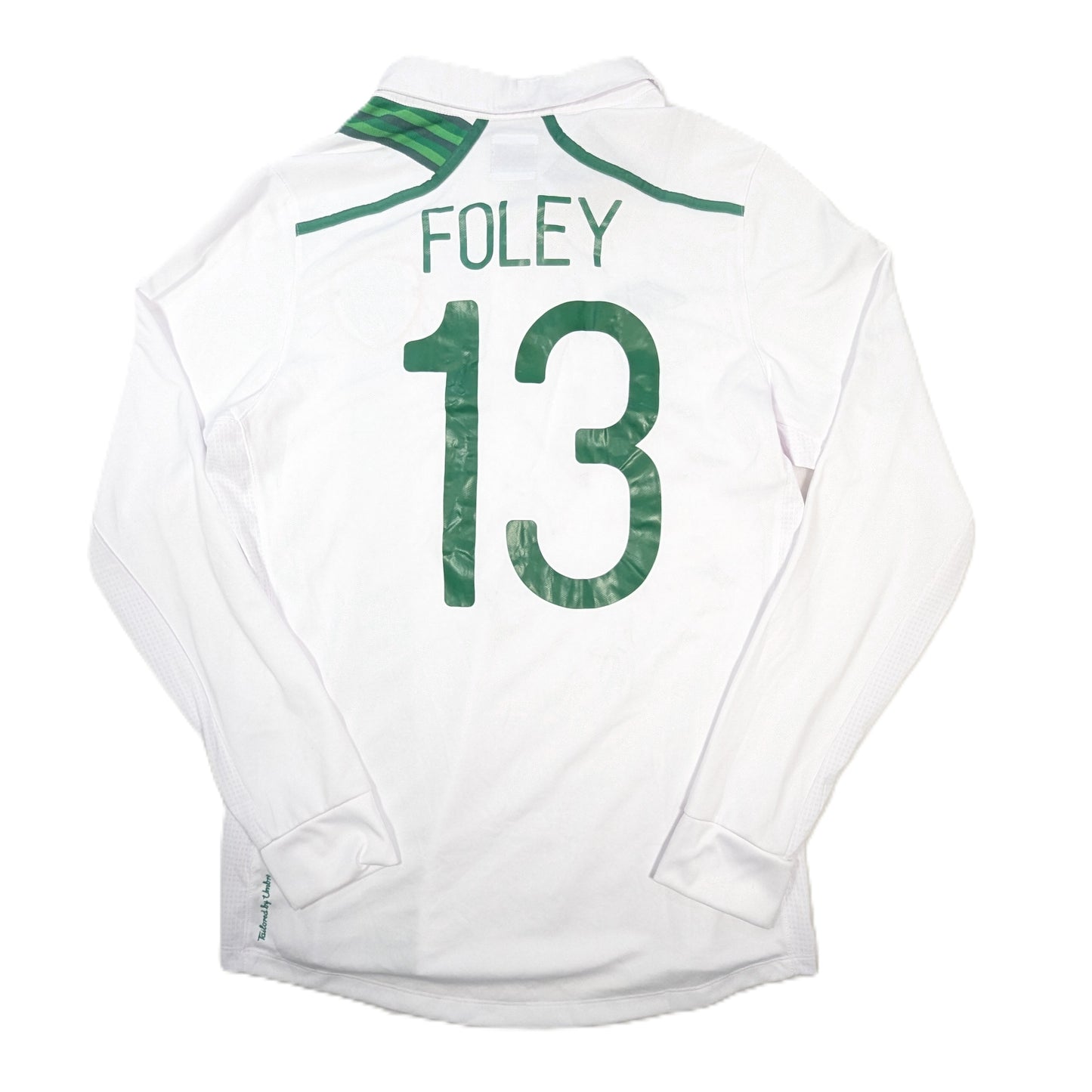 Republic of Ireland Player Issue Umbro Football Jersey 2012 Kevin Foley #13 (M) [Very Good]