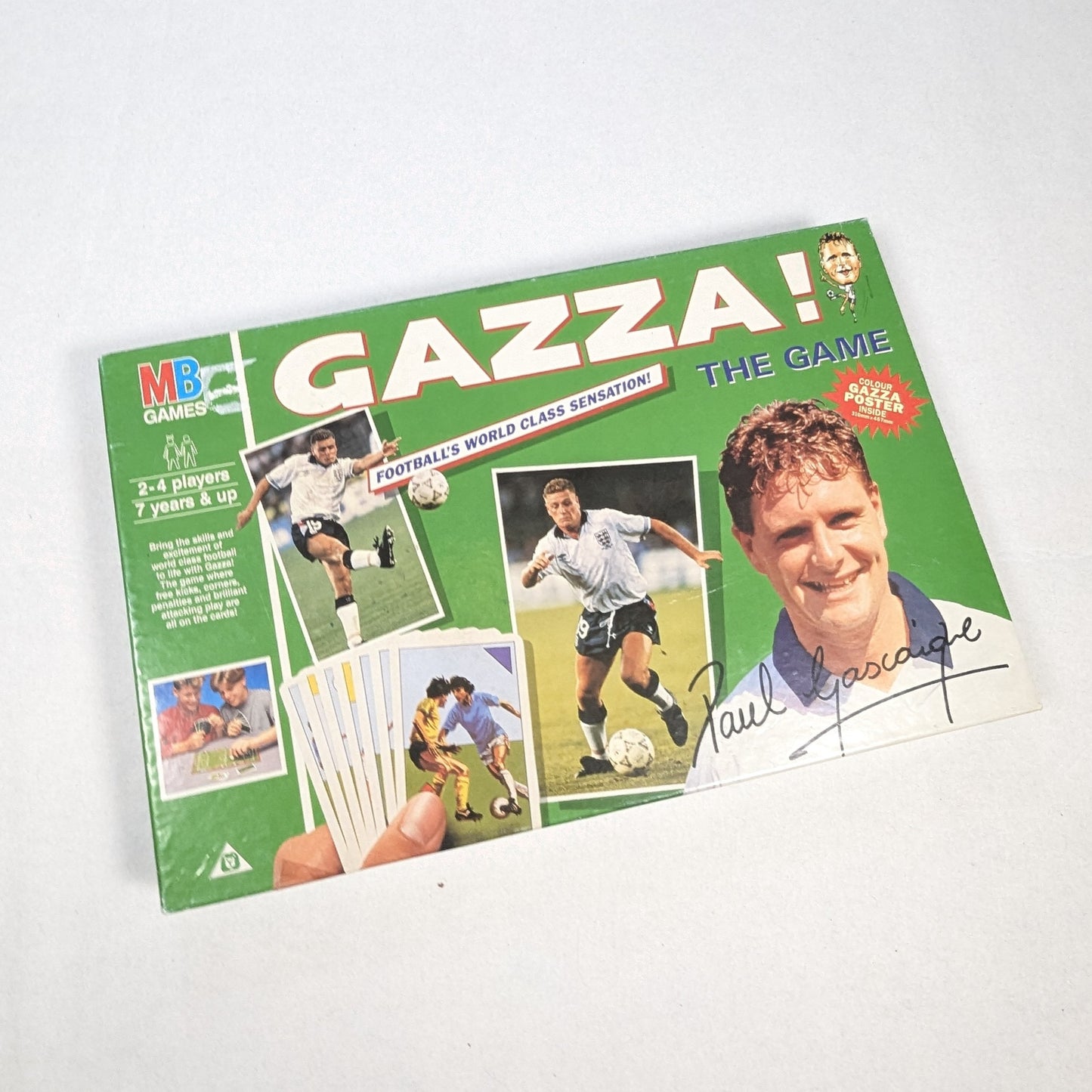 Gazza! The Game MB Games Football Merch 1990s [Very Good]