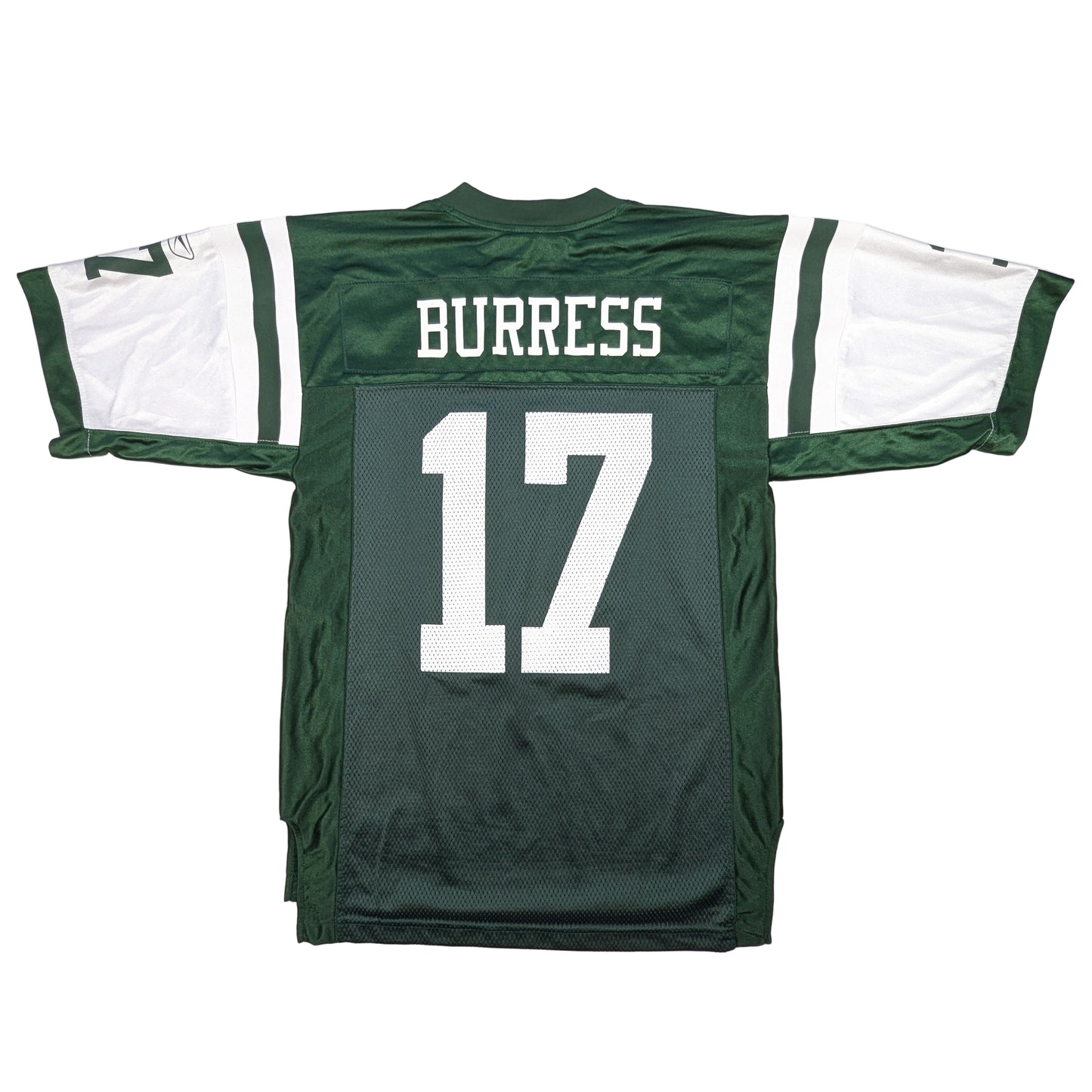 New York Jets Reebok American Football Jersey 2011 Burress #17 (S) [Very Good]