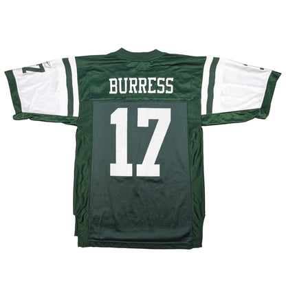 New York Jets Reebok American Football Jersey 2011 Burress #17 (S) [Very Good]