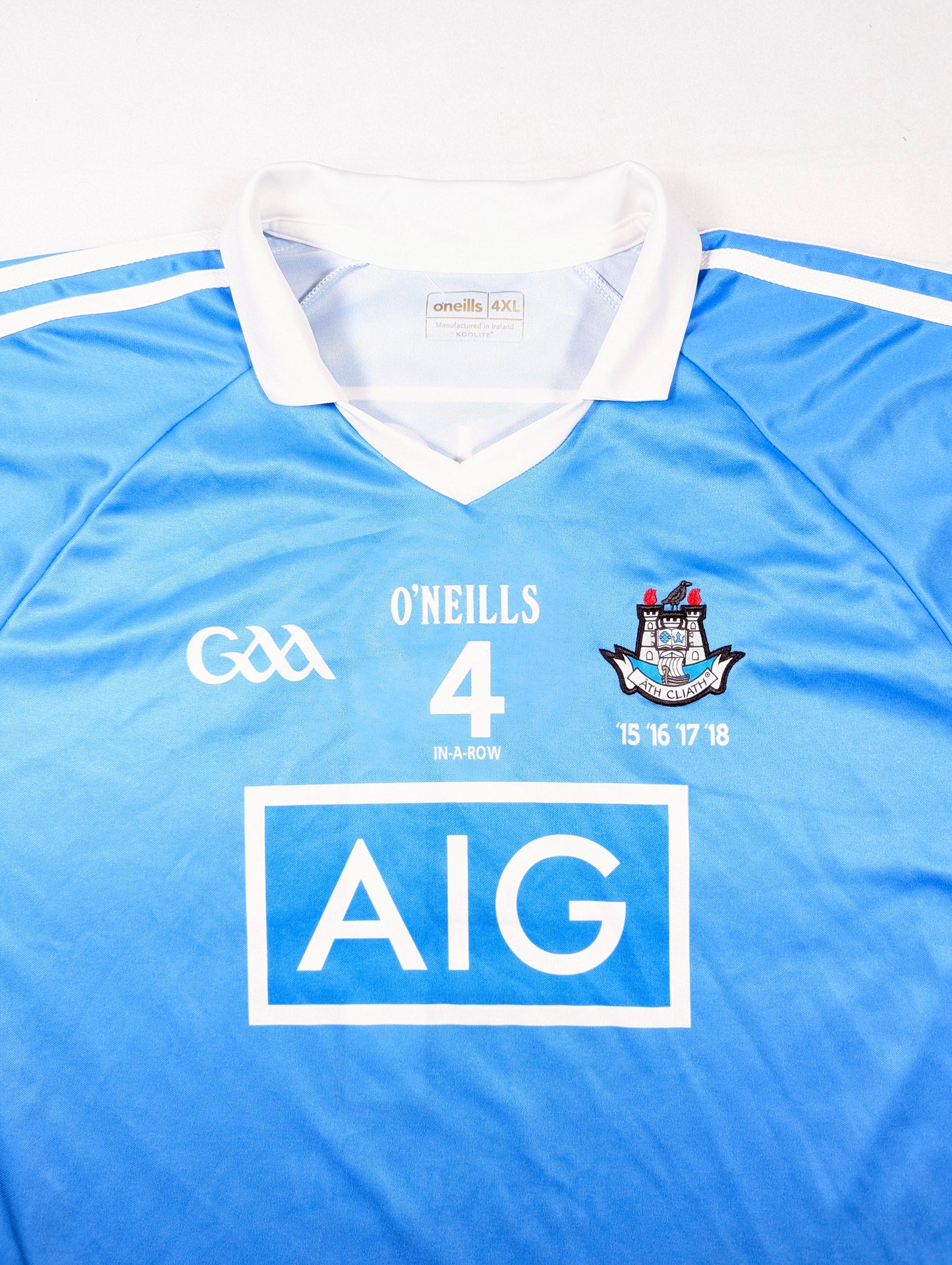 Dublin O'Neills GAA Jersey 2018 Four In A Row #4 (4XL) [Excellent]