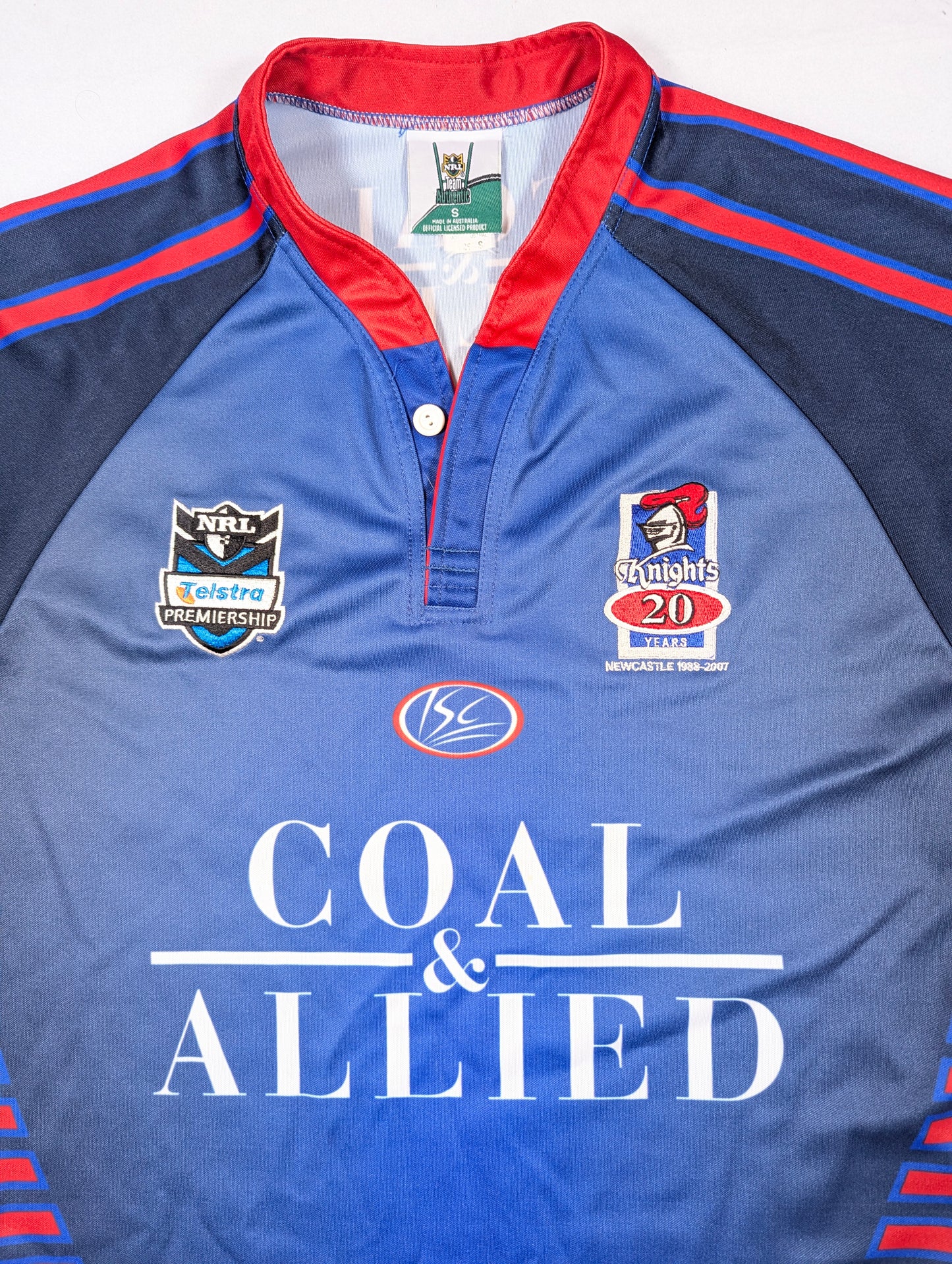 Newcastle Knights ISC Rugby League Jersey 2007 (S) [Excellent]