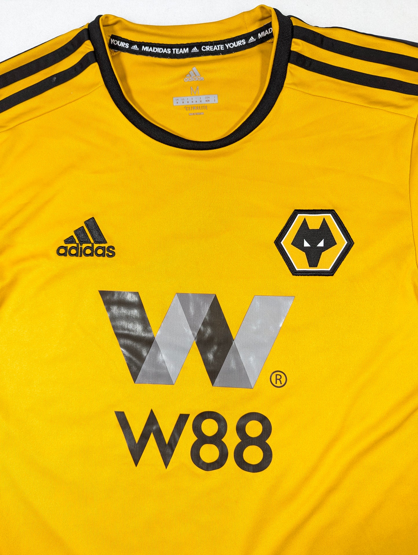 Wolves adidas Football Jersey 2018 (M) [Good]