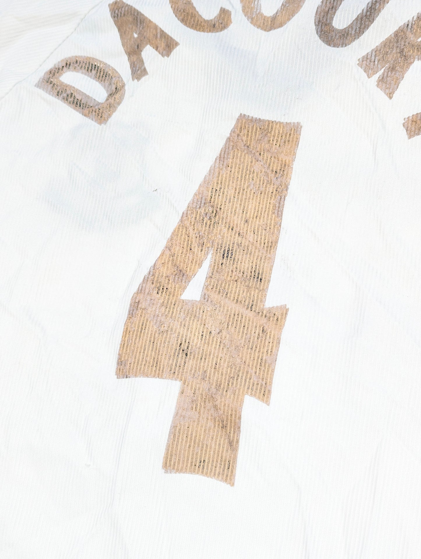 Everton Umbro Football Jersey 1998 Dacourt #4 (XL) [Average]