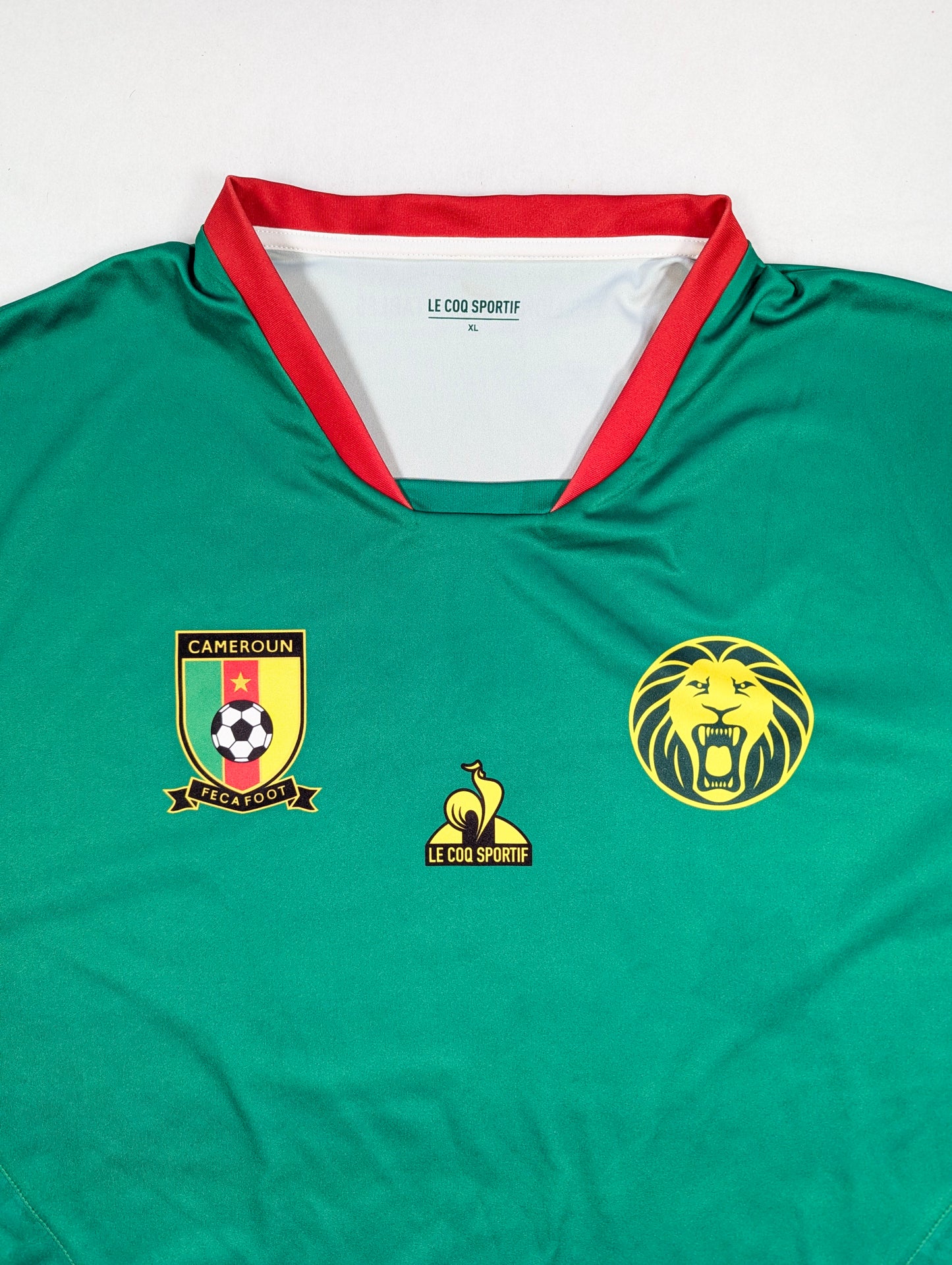 Cameroon Le Coq Sportif Football Jersey 2022 (XL) [Excellent]