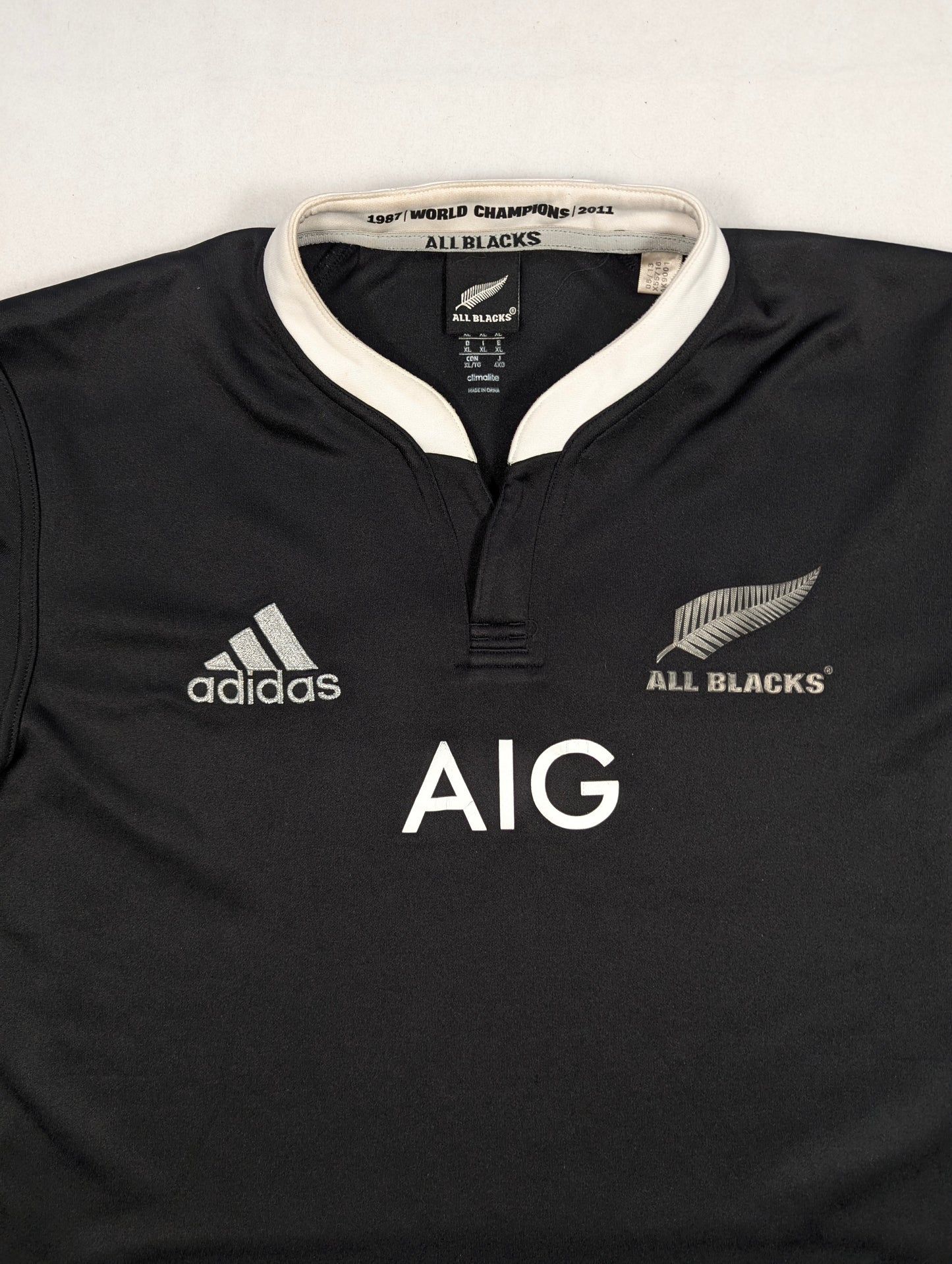 New Zealand All Blacks adidas Rugby Jersey 2013 (XL) [Good]