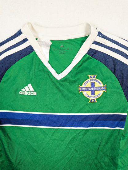 Northern Ireland adidas Football Jersey 2016 (11-12 Years) [Good]