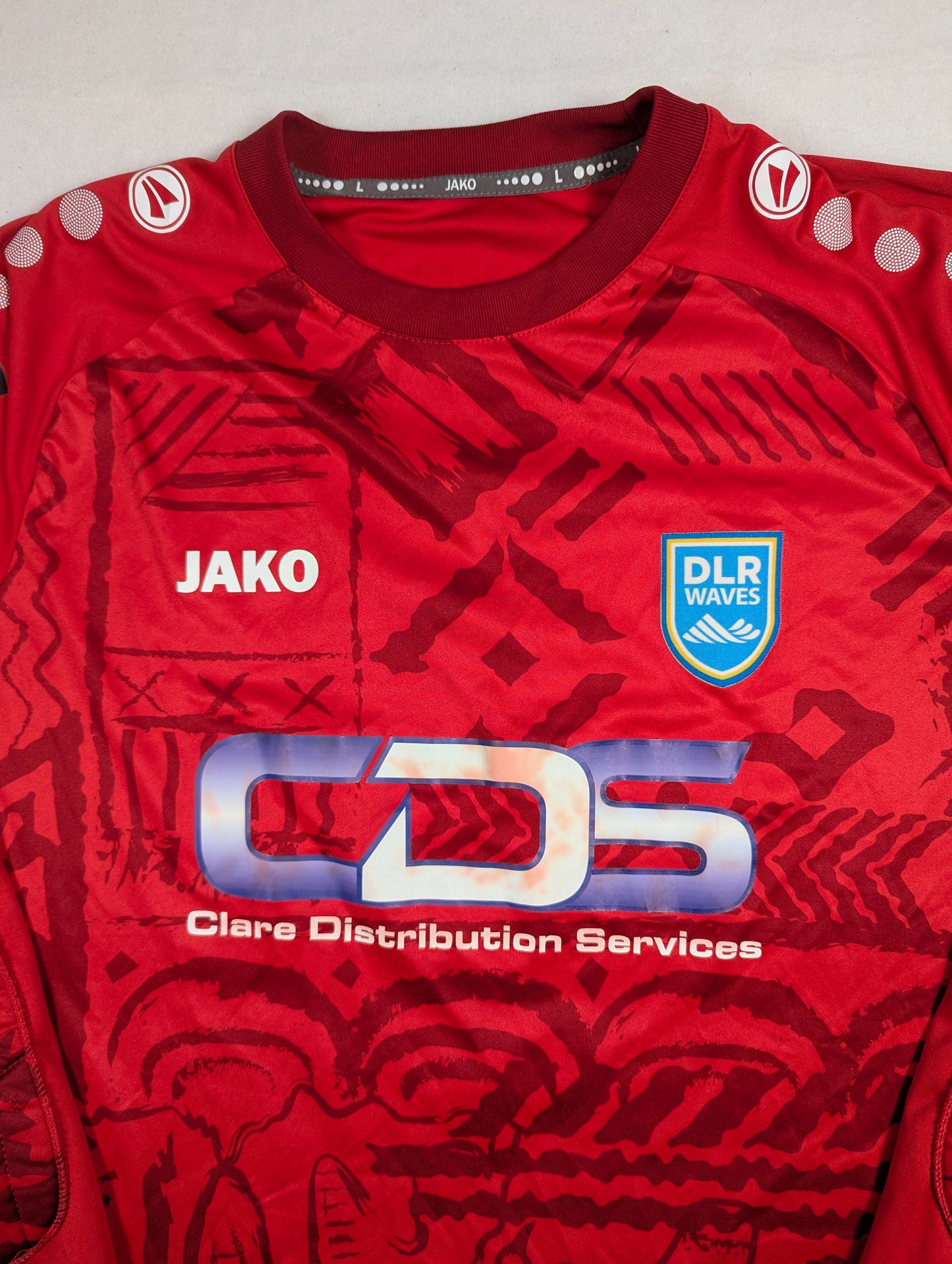DLR Waves Player Issue Jako Football Jersey 2022 #1 (L) [Fair]