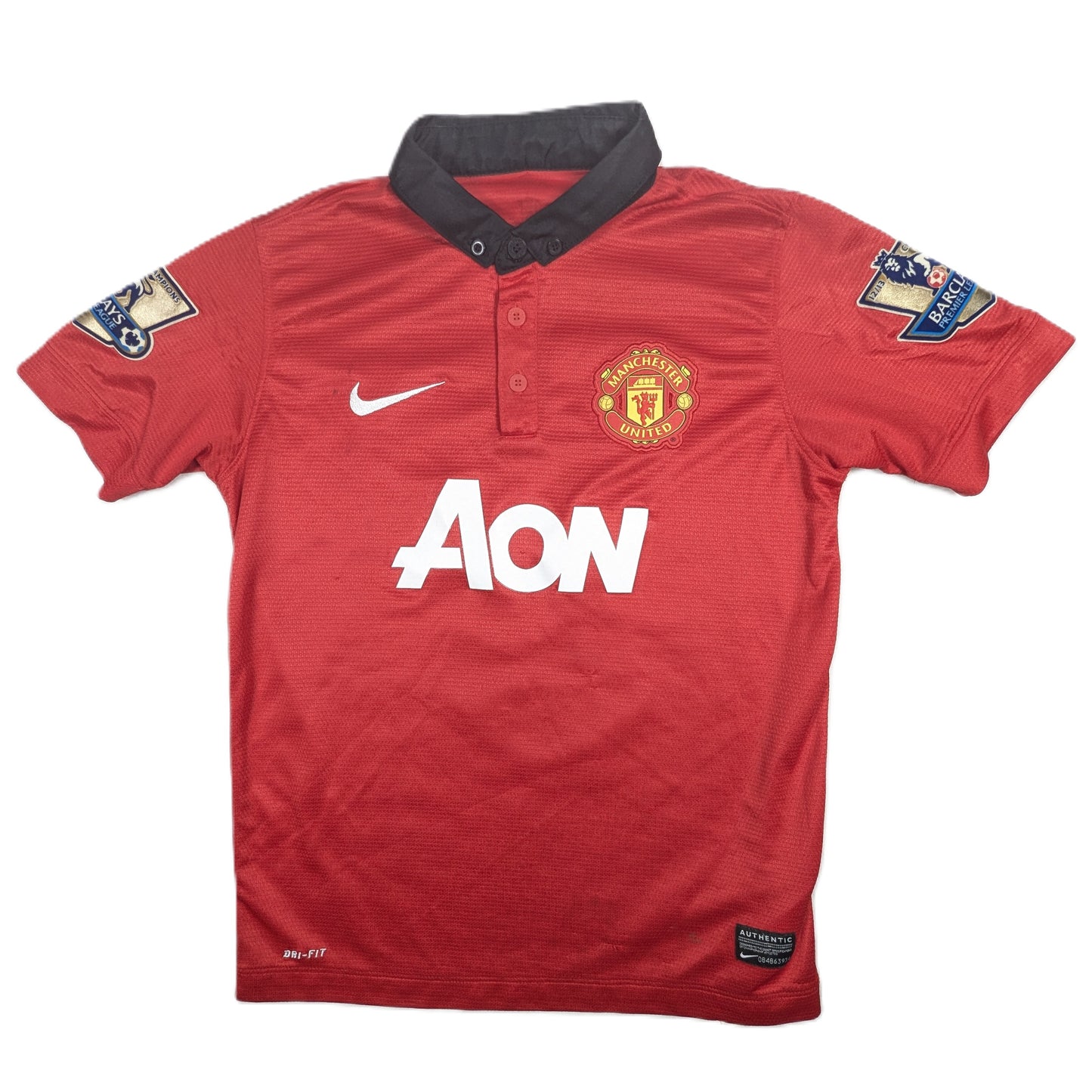 Manchester United Nike Football Jersey 2013 Juan Mata #8 (10-12 Years) [Fair]