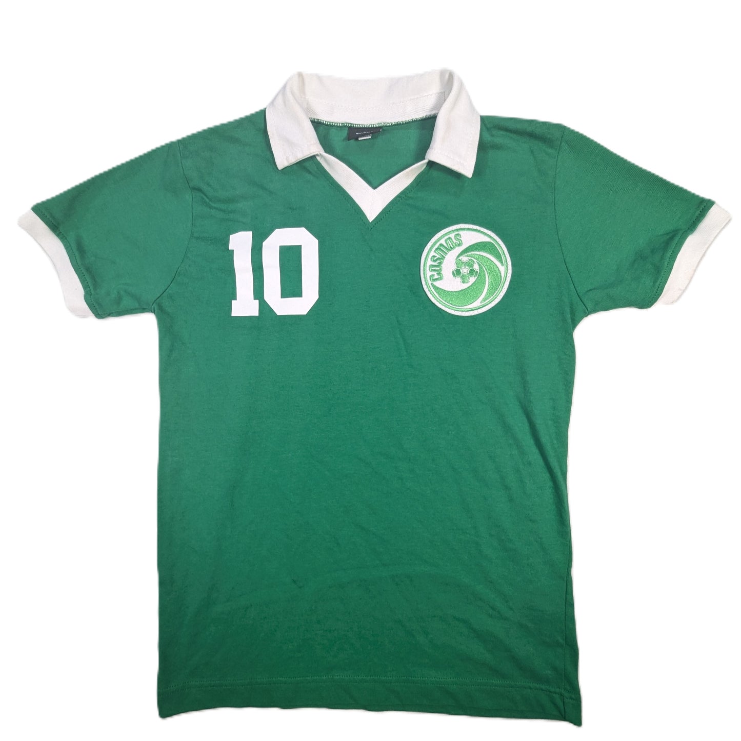 New York Cosmos Toffs Football Jersey Retro Pele #10 (12-13 Years) [Very Good]