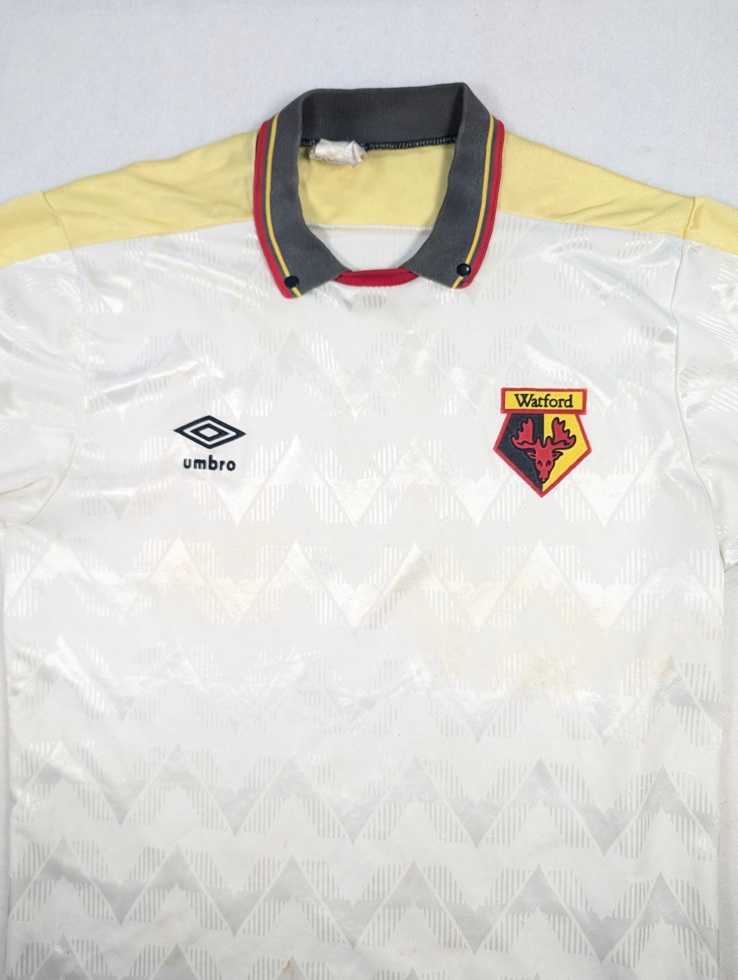 Watford Umbro Football Jersey 1988 (S) [Average]