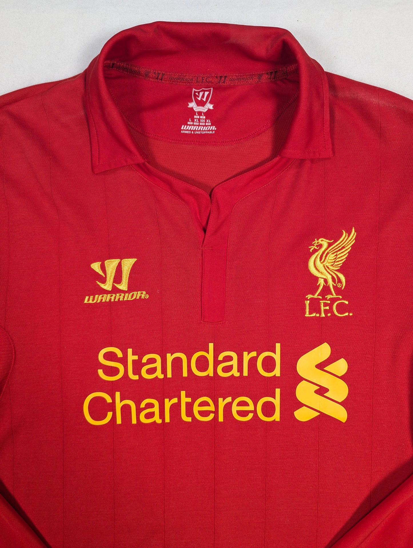 Liverpool Warrior Football Jersey 2012 (L) [Very Good]