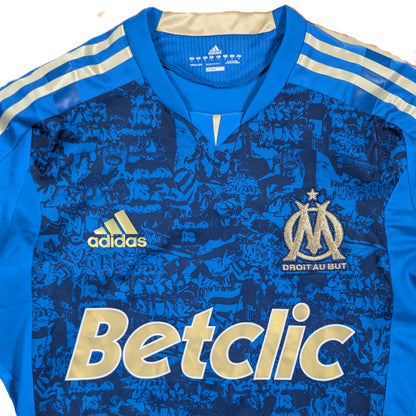 Olympique Marseille Player Issue adidas Football Jersey 2011 (M) [Very Good]