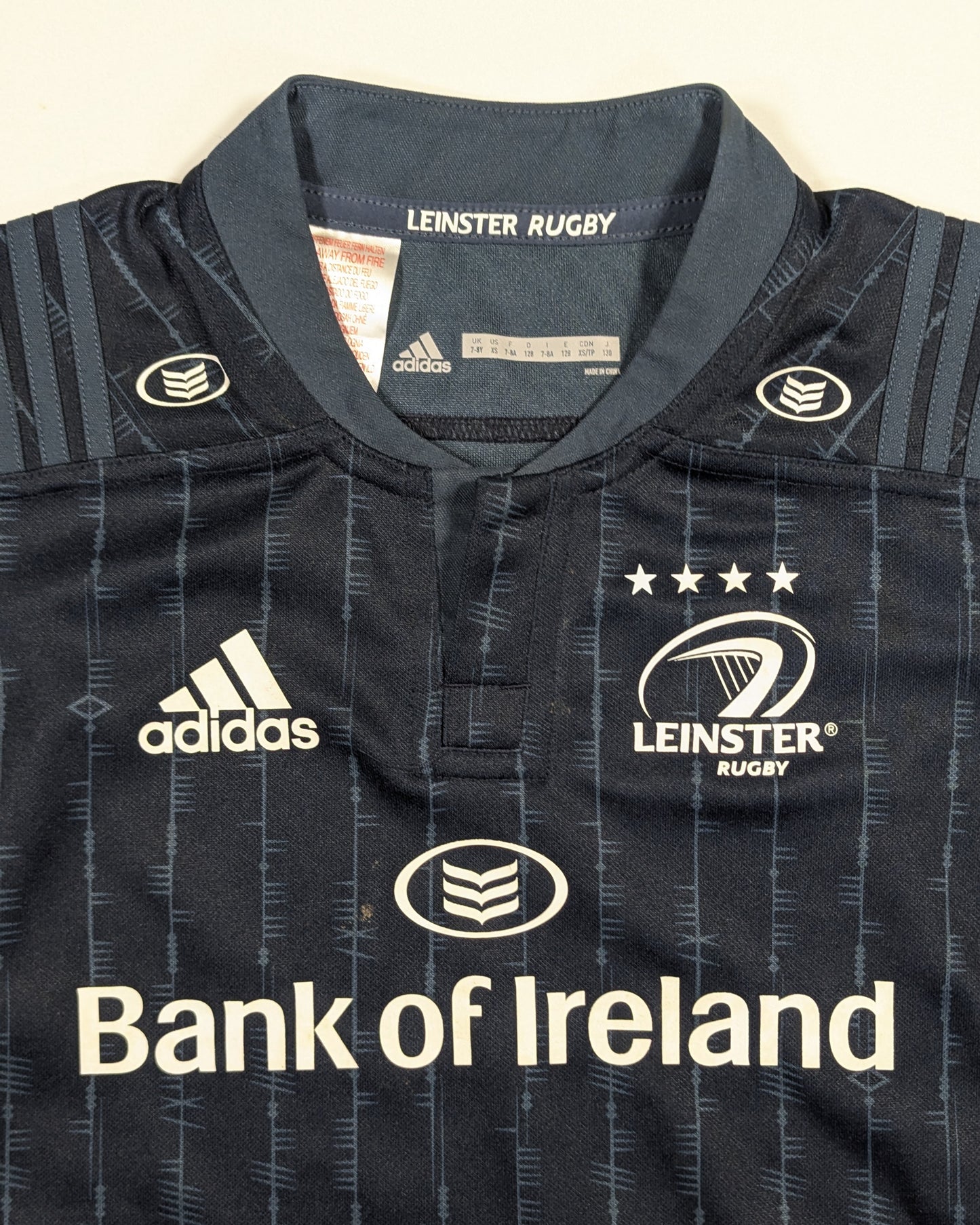 Leinster adidas Rugby Jersey 2018 (7-8 Years) [Excellent]