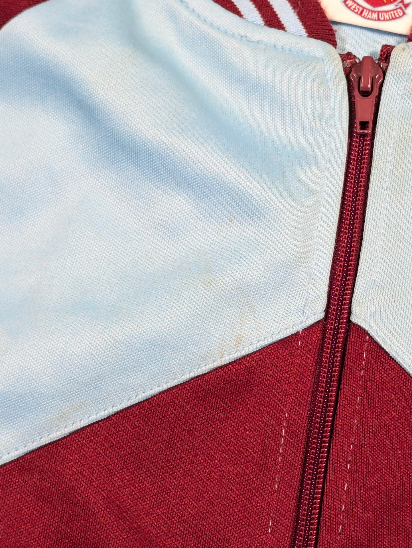 West Ham Score Draw Football Jacket Retro Wembley 1980 (L) [Good]
